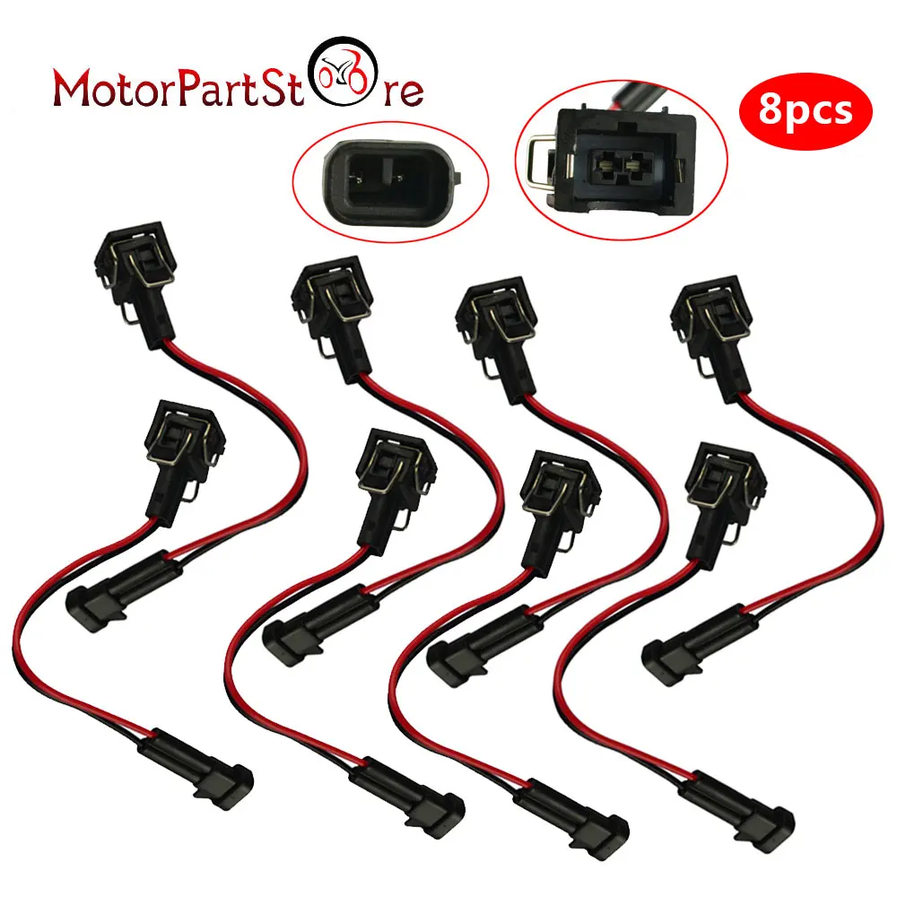 

For LQ4 LQ9 4.8 5.3 6.0 Delphi Wire Harness To LS1 LS6 LT1 EV1 Injector Adapters