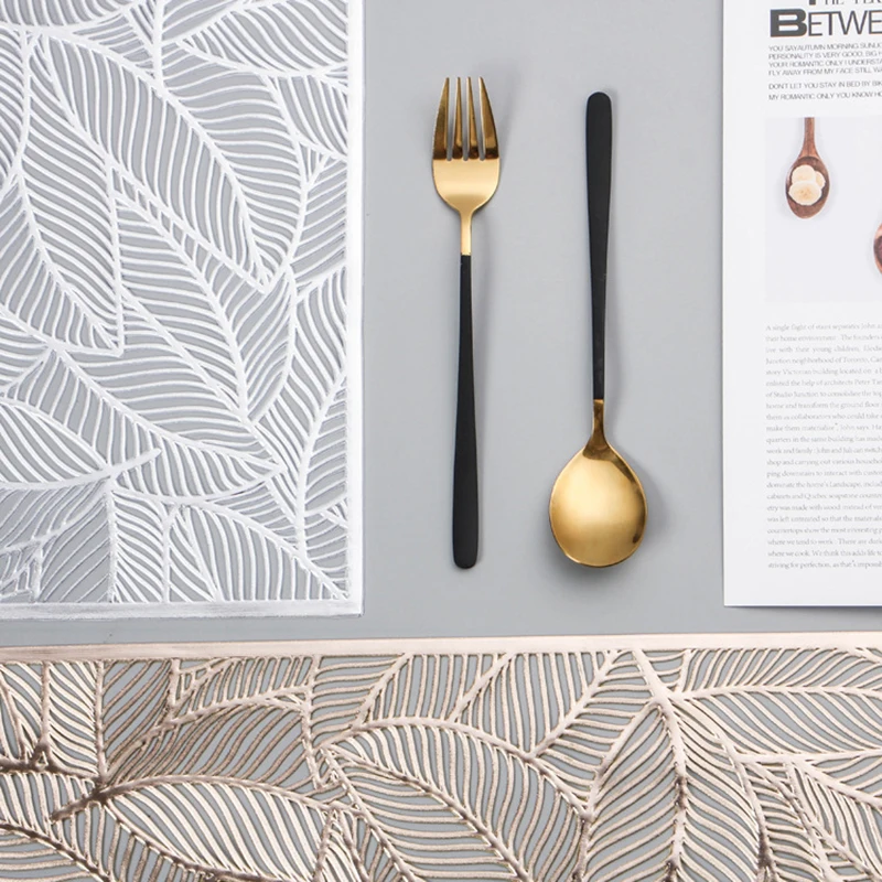 Полые Коврики для столовой прямоугольные декоративные коврики из ПВХ обеденного