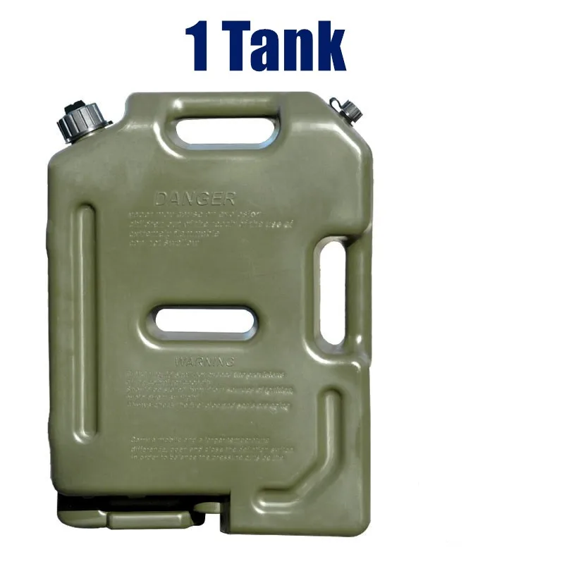 1 tank without Lock Пластиковая канистра 10 литров канистра для масла Мотоцикл ATV газ канистра топливный бак бензин контейнер канистры - Название цвета: 1 tank without Lock