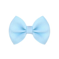 100 pcslot new 1 3 inch solid bow knot with metal clip sweet gift for girl children cute small hairpins kids hair accessories