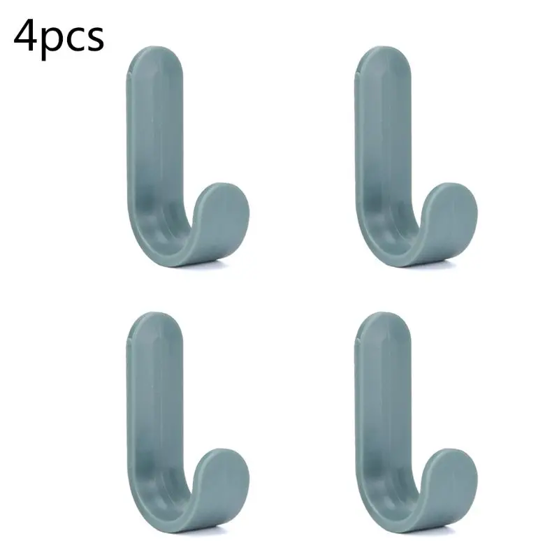 

Simple Solid Color Kitchen Hook Self-Adhesive No Drilling Used for Hanging Tools 203F