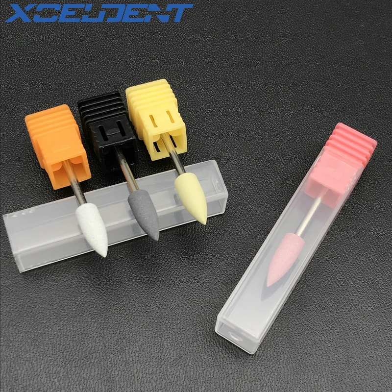 4 шт. пуля голова сверла для ногтей резины и силикона с объемным бит придание