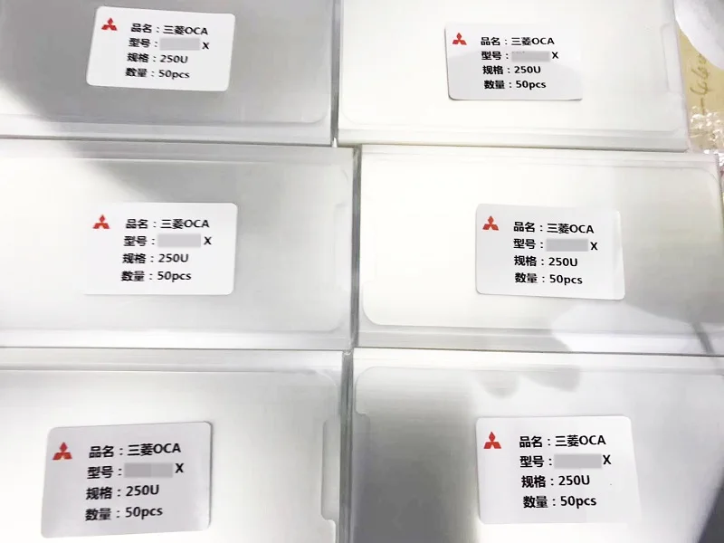 

50pcs/lot 250um for iPhone X/XS/XSmax/Xr OCA Glue for 11/11Pro/11Promax LCD Touch Glass Lens Clear Optical Adhesive