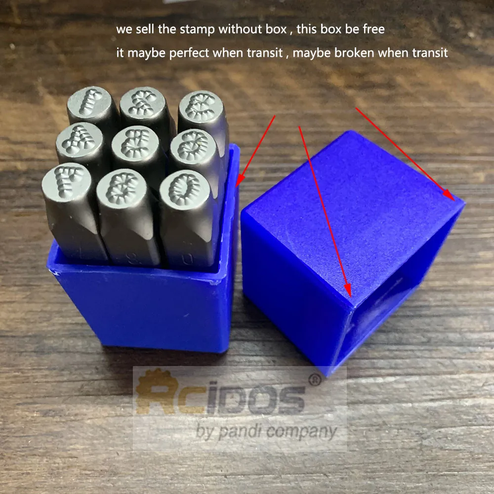 Номера 3/4/5 мм точка/решетка мотоцикл RCIDOS номер шасси автомобиля точка штамп 0 8 9