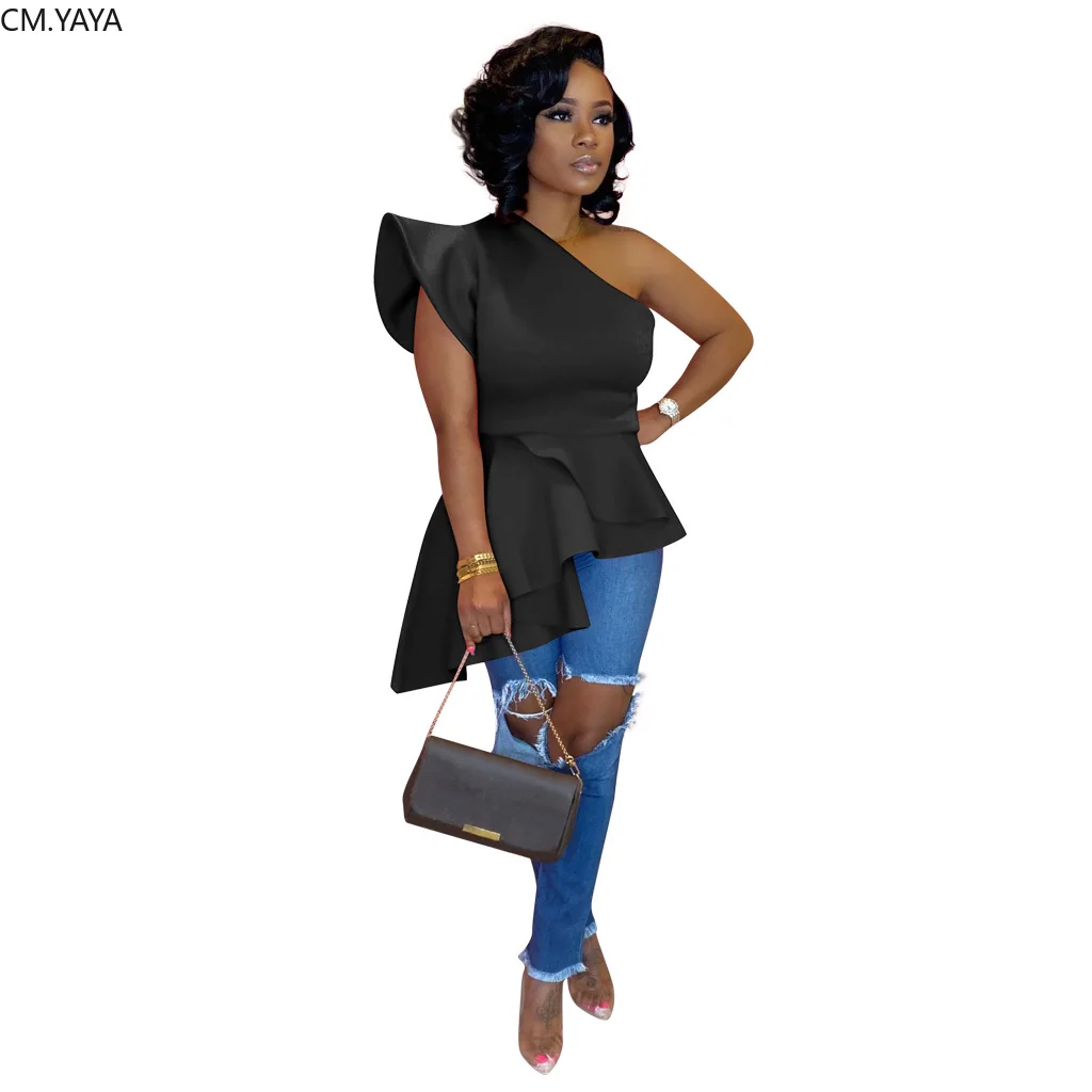 Женские летние футболки 2020 привлекательная футболка с косым воротником и