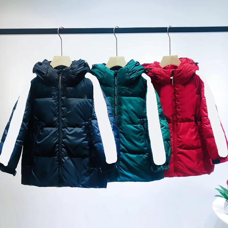 

Original Zebra Remember teenage children winter down jackets kids stripes sleeve hooded outwear boys girls warm down-filled coat