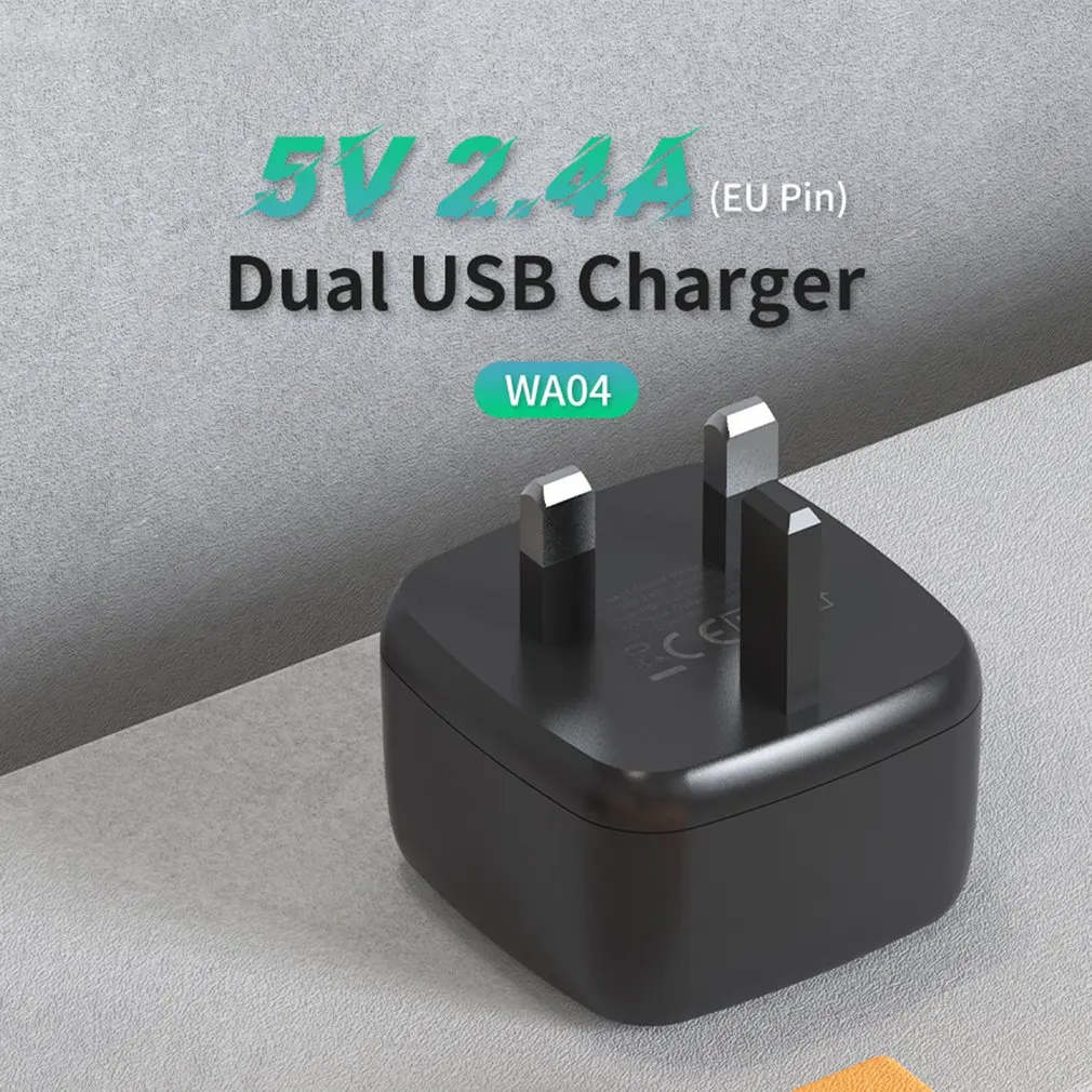 

5V 2.4A Smart USB Charger 2 Ports Quick Charger Adapter Travel Fast Charging Adapter For Phone USB Charging Head