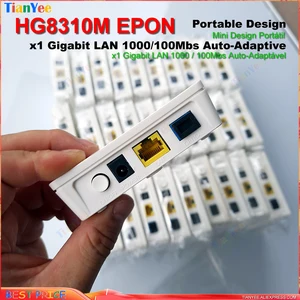 100 original new hg8310m ont onu epon dual mode 1ge onu ont with single lan port apply to ftth modems termina english version free global shipping