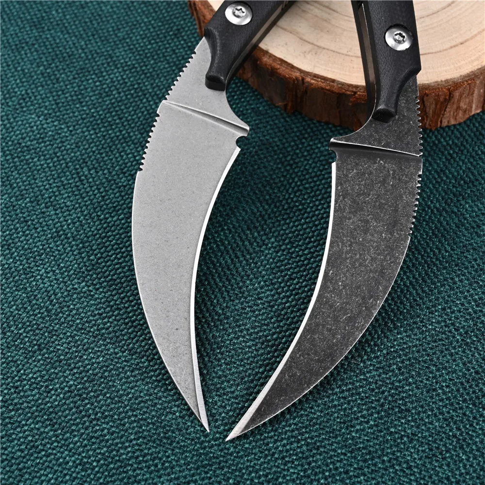 Тактический керамбит с рукояткой из материала G10 туристическое оружие для