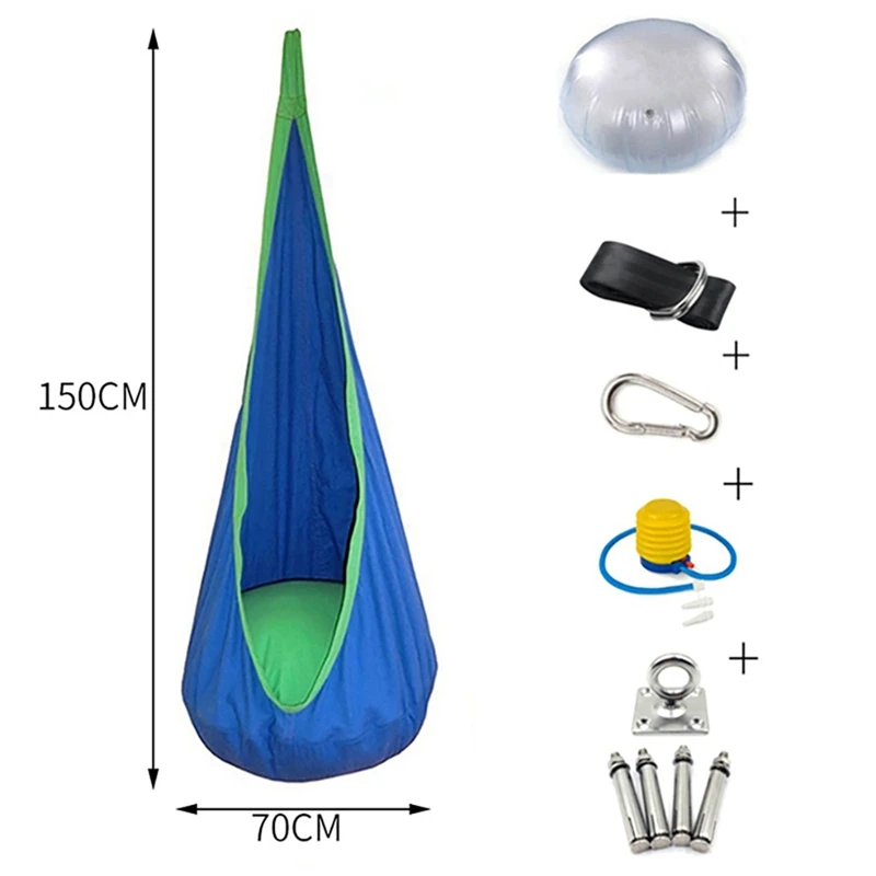 Качели стул Nook Висячие сиденья Гамак гнездо для внутреннего и наружного