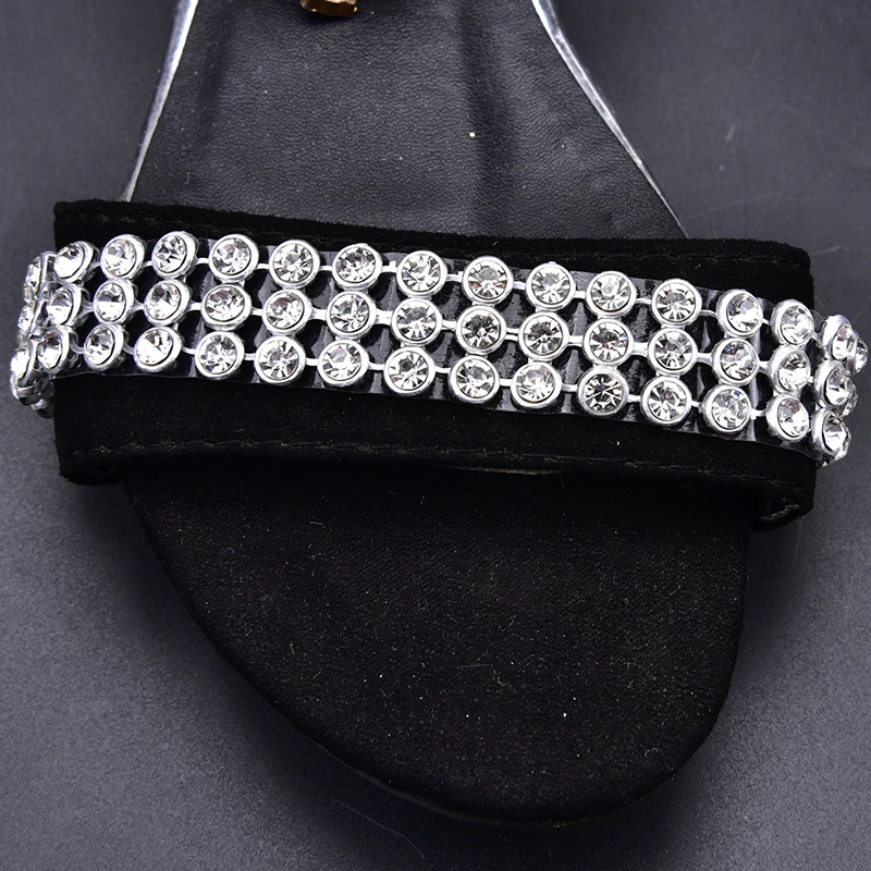 Алюминиевая сетка со стразами Стразы с прямой основой ленты 6 мм прозрачный