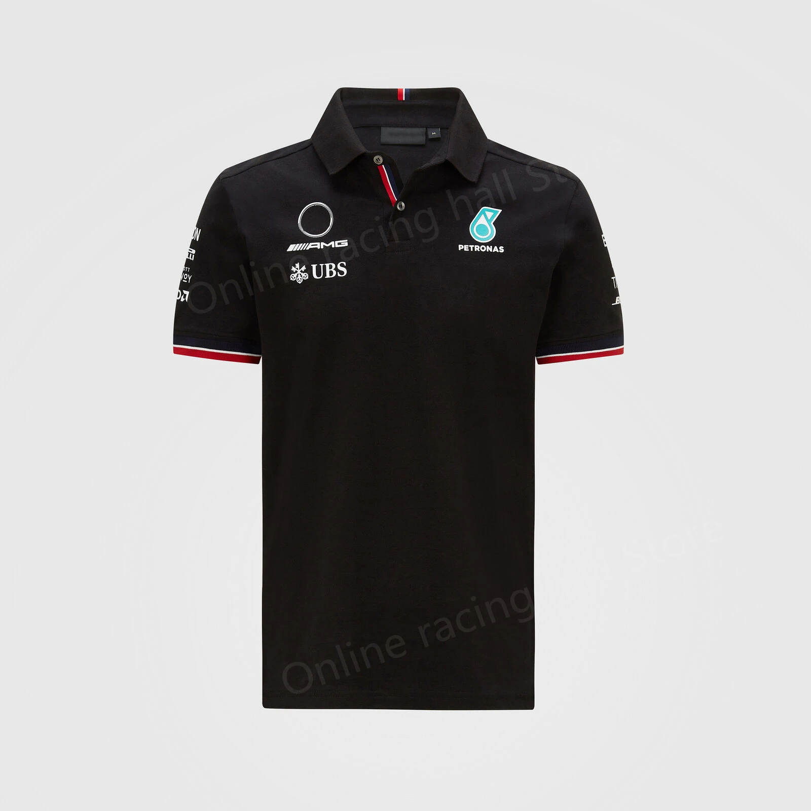 

Высококачественная Униформа команды Mercedes-Benz F1 racing 2021, рубашка-поло, Мужская быстросохнущая рубашка-поло с отложным воротником и короткими р...