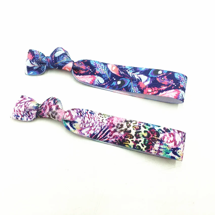 Красочные складная обувь c леопардовым принтом Эластичная повязка для головы с