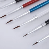 3pcsset nail art liner painting pen tips pro female acrylic uv gel drawing pen kit flower line grid french design manicure tool