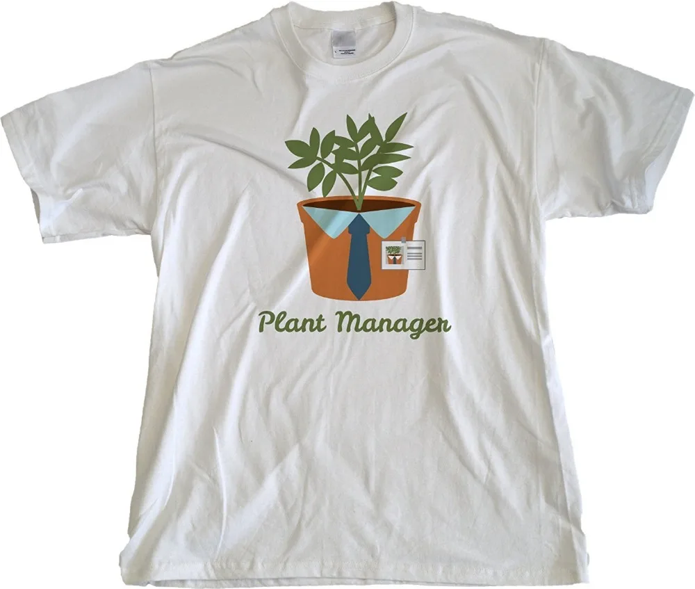 

Cheap Custom T Shirt Printing O-Neck Novelty Short Sleeve Mens Plant Manager Tees