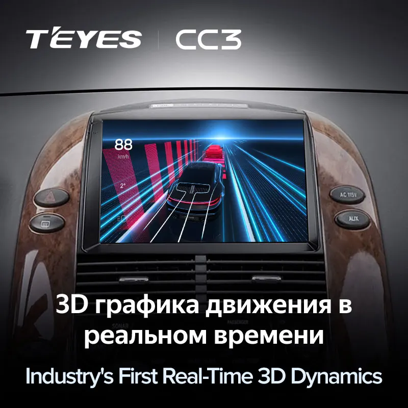 TEYES CC3 Штатная магнитола For Тойота Сиенна 2 XL20 Toyota Sienna II 2003 - 2010 до 8-ЯДЕР 6 + 128ГБ 27EQ DSP