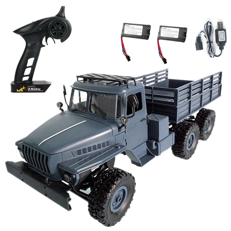 

MN88S Ural 1/16 Truck 2.4G 6WD Off-Road Truck Electric Vehicle Led Light RC Truck RC Toys for Kids Adults RTR