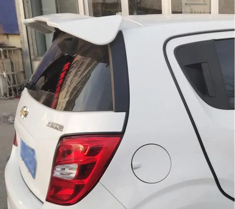 Спойлер для заднего крыла автомобиля из АБС пластика Aveo 2009 2017 Chevrolet Aveo|Спойлеры и