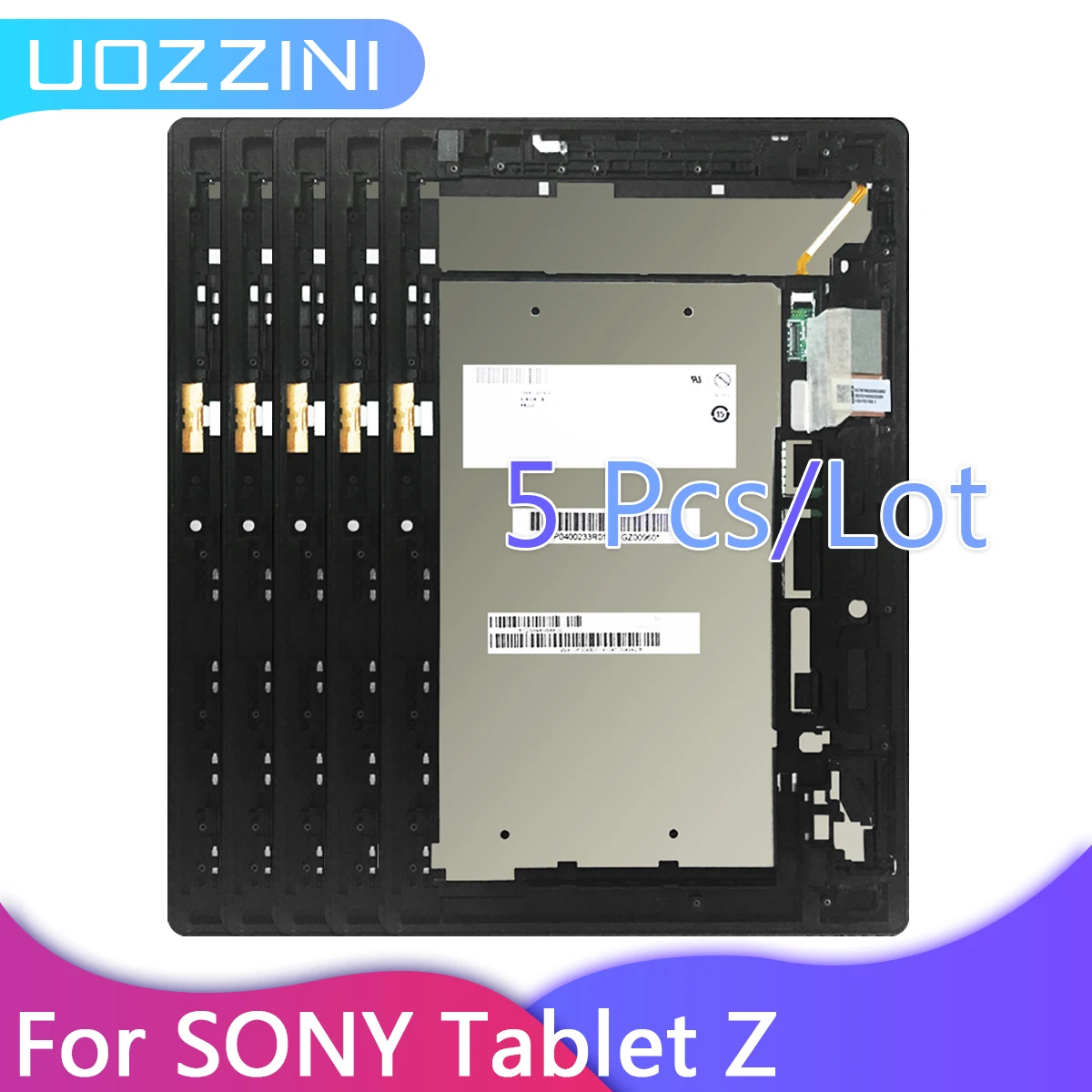 5Pcs For Sony Xperia Tablet Z 10.1 SGP311 SGP312 SGP321 LCD Display Touch Screen Digitizer Panel Assembly With Frame 100%Tested - купить по