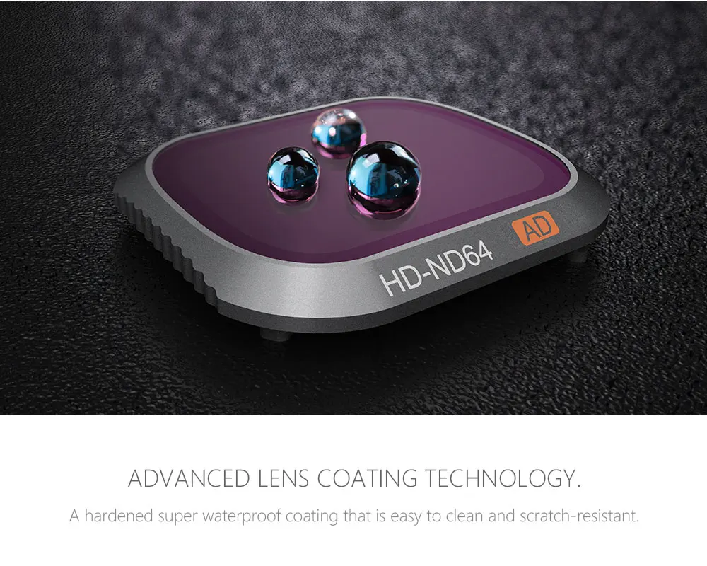 Набор фильтров PGYTECH Advanced Mavic 2 Pro Комплект для объектива камеры UV CPL ND4 ND8/16/32/64-PL