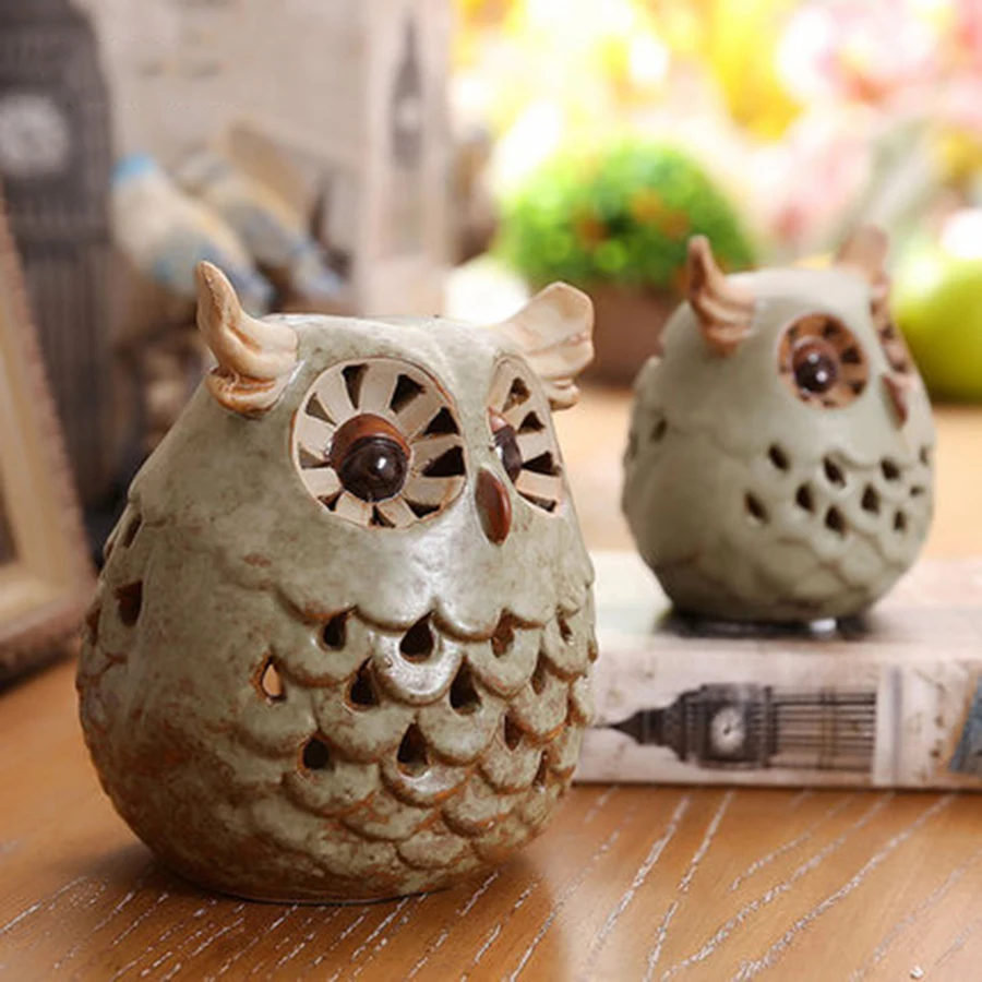 Фонарь керамический в скандинавском стиле 80K0009 романтический подсвечник