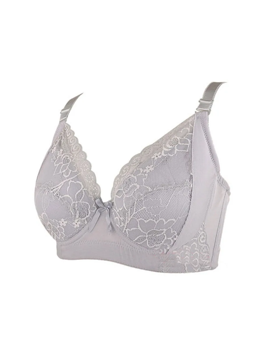Бюстгальтер пуш ап женский кружевной пикантный хлопковый интимный бюстгальтер с