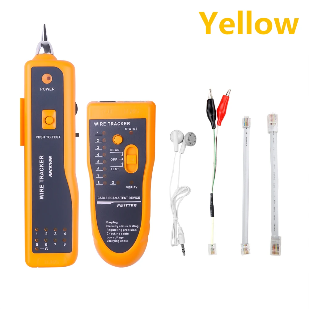 Kebidumei RJ11 RJ45 Cat5 Cat6 телефонный провод трекер Tracer Ethernet LAN Сетевой кабель тестер