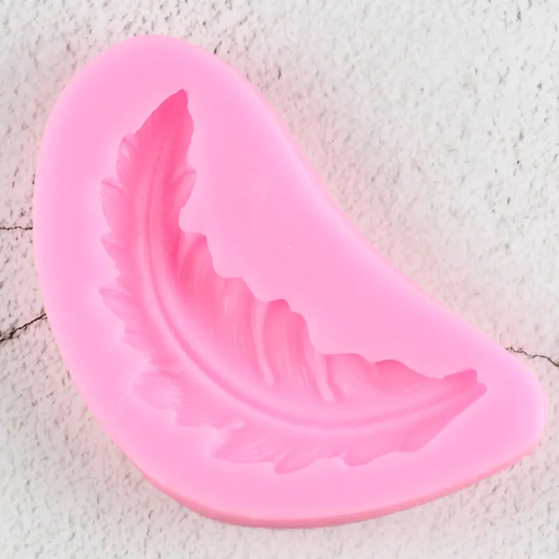 Силиконовые формы в виде листьев прокрутки сделай сам перо украшение для торта