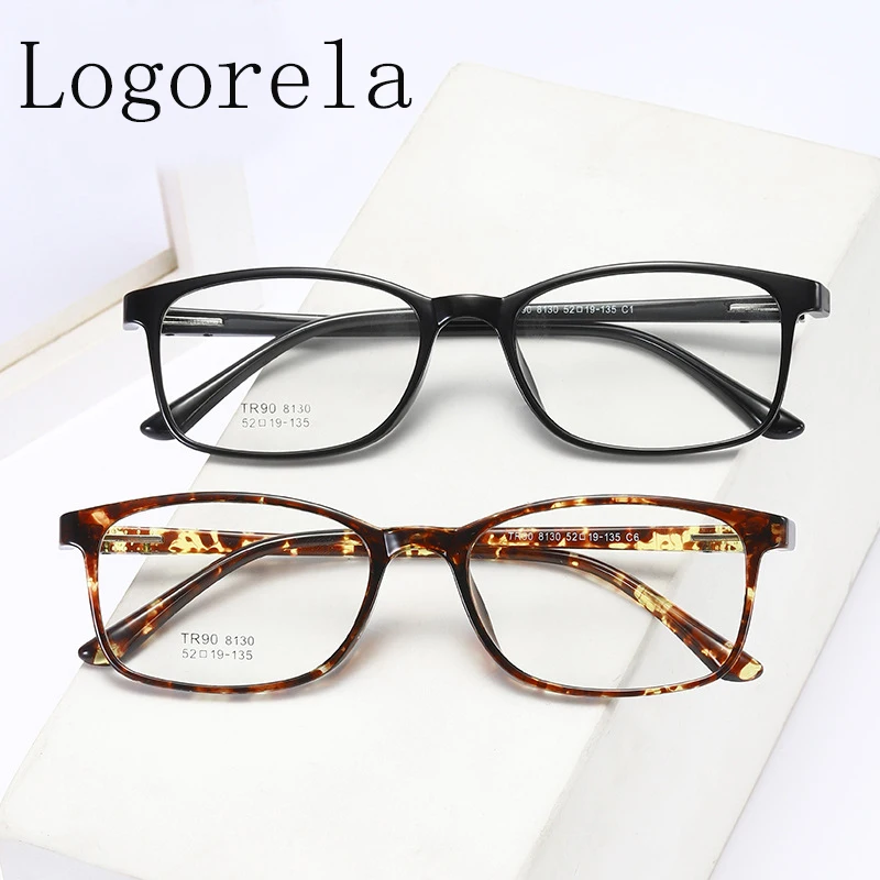 

Logorela 8130 Transparent Glasses Frames Men Women Fake Glasses Vintage Optical Myopia Eyeglasses Frames Ladies Retro Eyewear