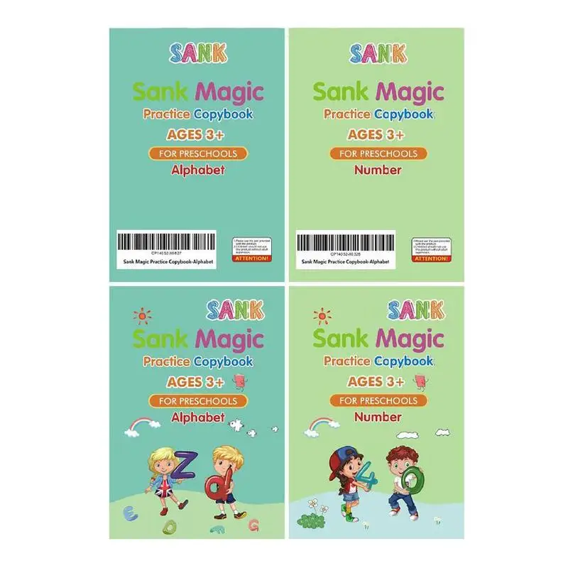 

New Groove Arabic Numerals 3D Copybook For Calligraphy Writing For Kids Books Practice Copy Math Digital Handwriting Z3Y0