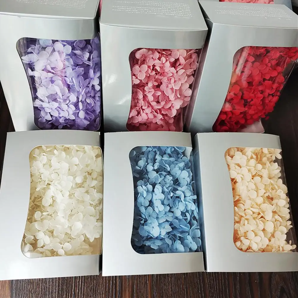 No Withering Bright-colored Beautiful Preserved Dried Hydrangea Flower Arrangement | Дом и сад