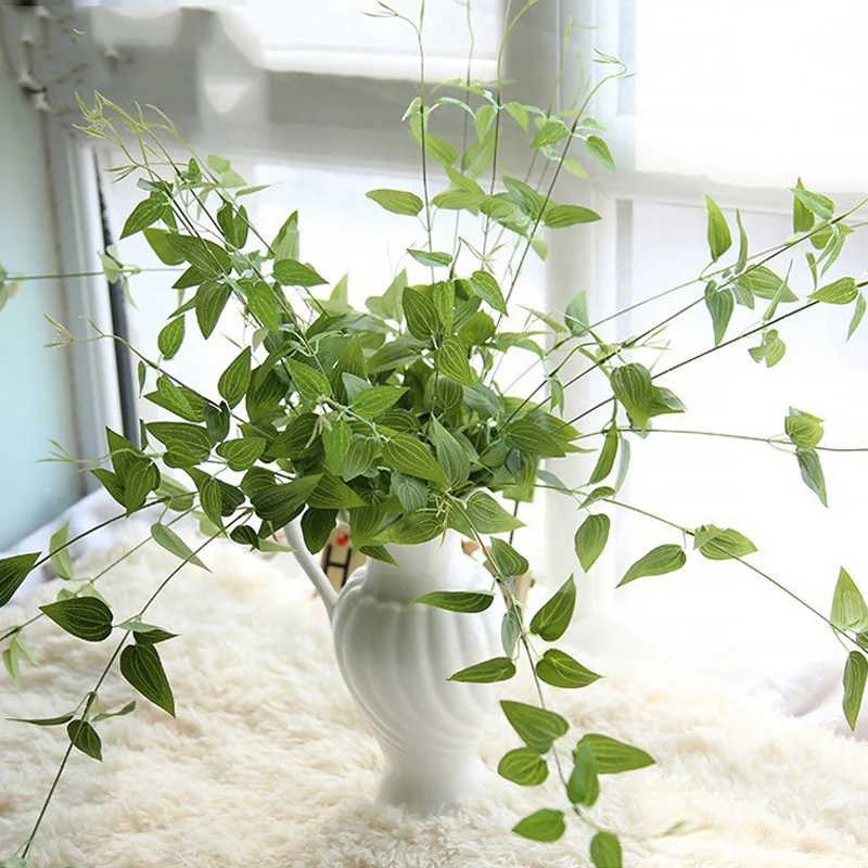 Искусственные зеленые листья плюща венок искусственное растение Листья лозы