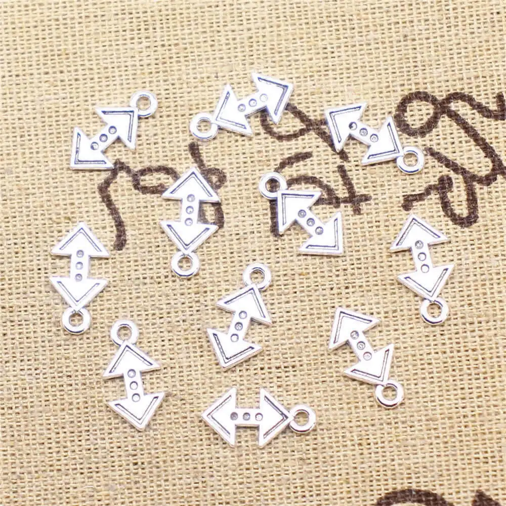 

Светофорные подвески, товары для фототехники, антикварный серебряный цвет, 60 шт., 9x16 мм