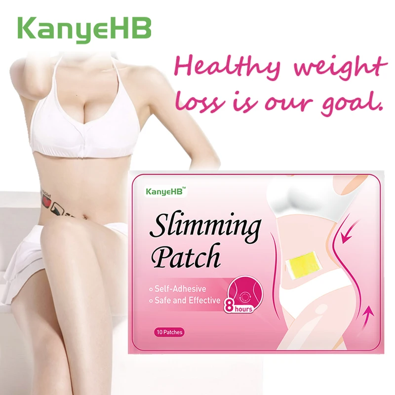 

40/60/80/100pcs Weight Loss Paste Natural Chinese Herbs Navel Slimming Patch Body Shaping Patches Fat Burning Detox Adhesive