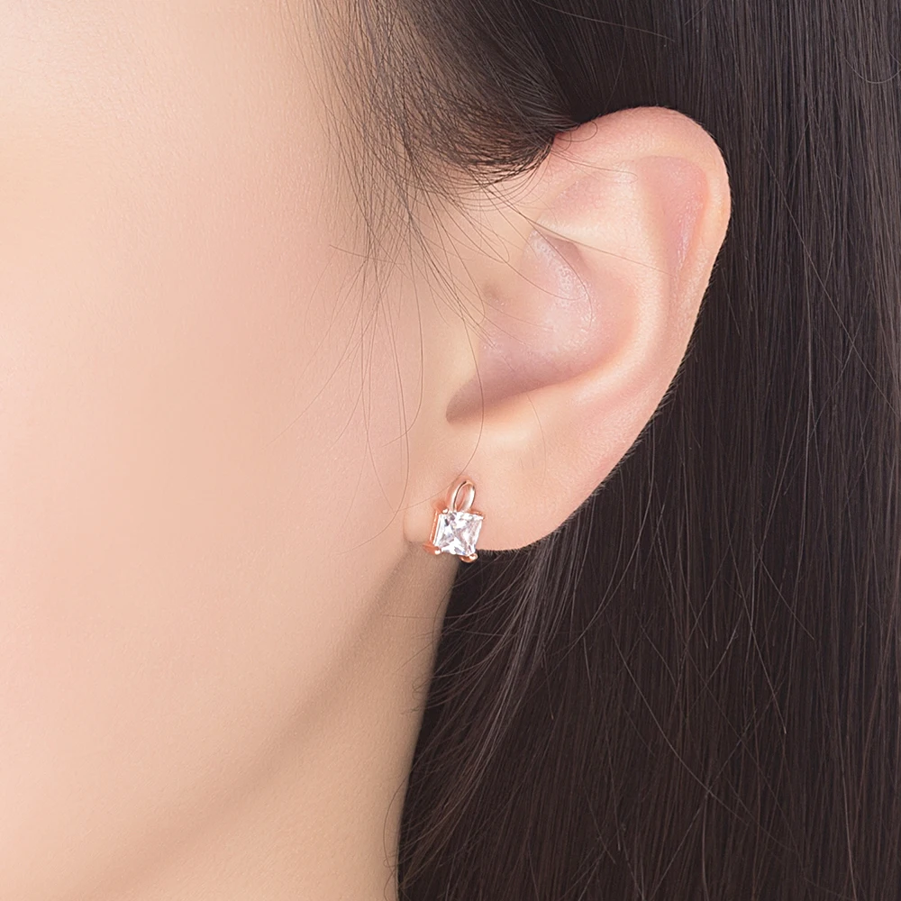 Оригинальные Серебряные серьги из стерлингового серебра 925 пробы с замком