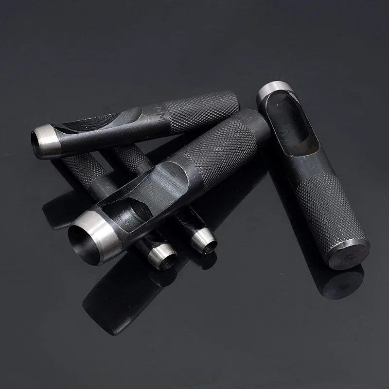 

Kit round punch hollow punch Steel chisel Leather puncher ,Cutting tool for belts, metal gaskets, leather, canvas (1mm to 10mm)