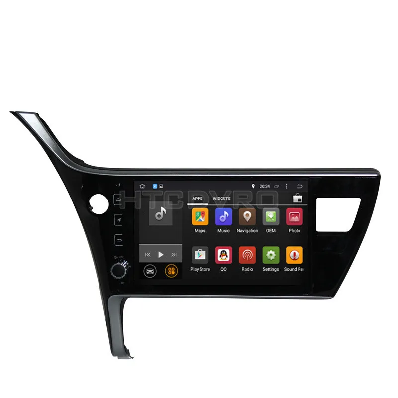 Автомобильный DVD-плеер YMODVHT 10 1 дюйма Восьмиядерный 4 Гб + 32 ГБ Android 9 0 для Toyota Corolla 2017