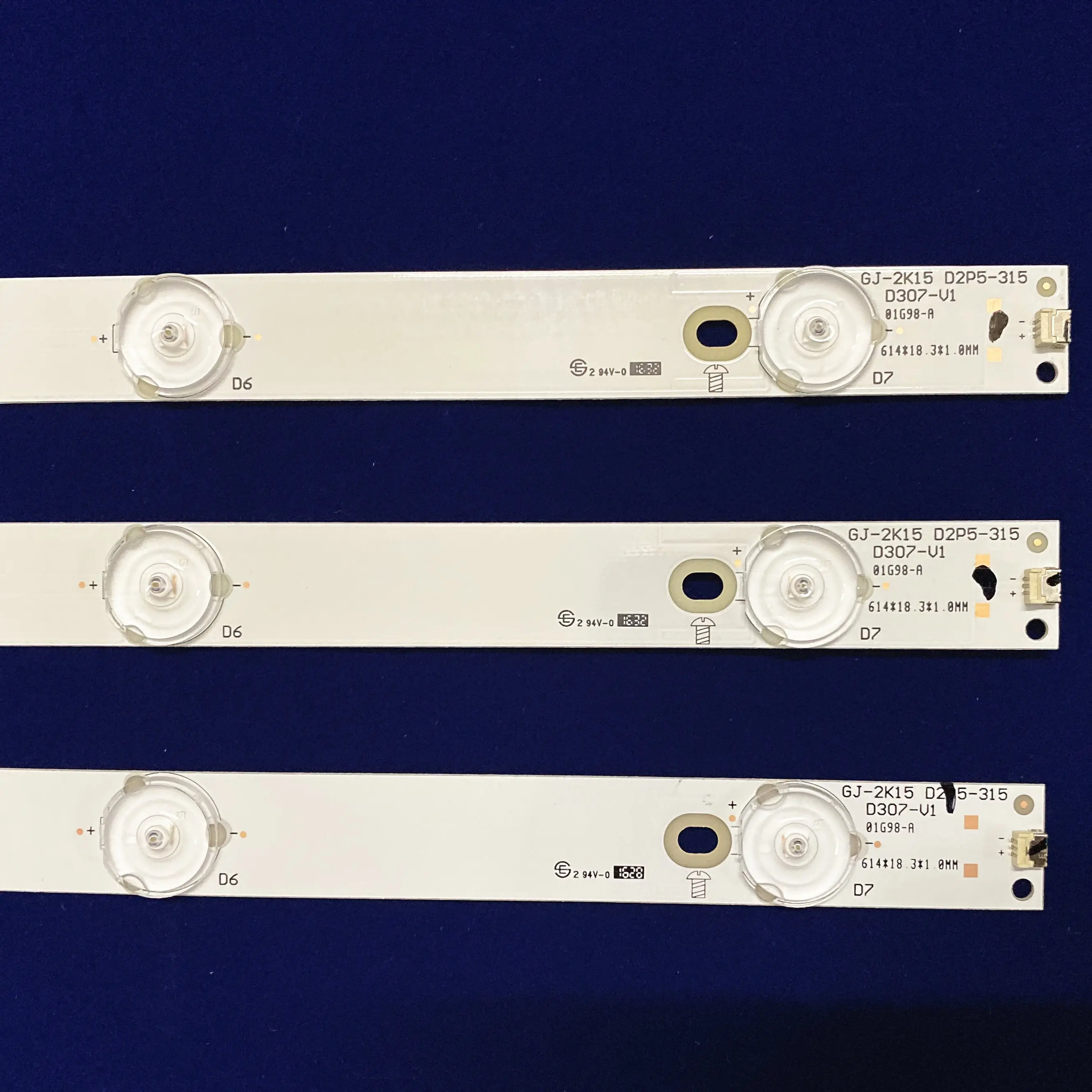 Новинка 30 шт. 7 светодиодов светодиодный мм светодиодная лента для лампочек 32PFK4309