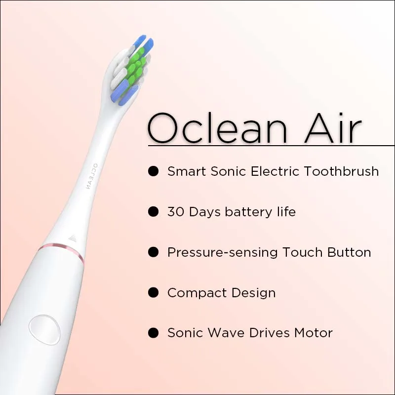

Original Oclean Air Sonic Electric Toothbrush rechargeable teeth Cleaning Tool smart home Tooth brushes with APP Control