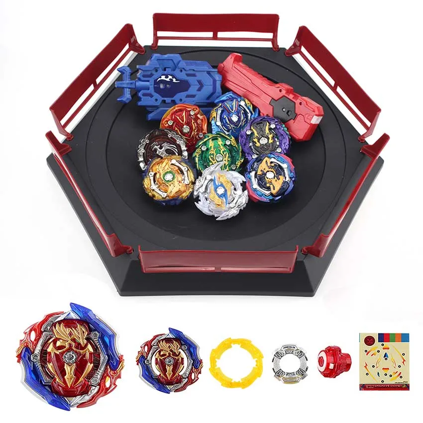 

Tops set Launchers Beyblades Arena Metal Fight Bey blade Metal Burst Bayblade Stadium Children Gifts Classic Toy