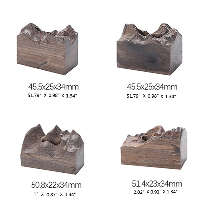 

6Pcs DIY Resin Epoxy Art Craft Ring Pendant Wooden Tray Kit Resin Sandalwood Home Decor Wood Material Resin Art Crafts