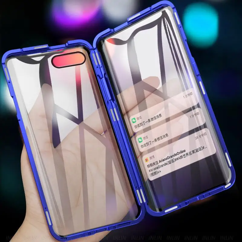 Honor10i чехол 360 магнитный металлический стеклянный для телефона s Honor 10i 20 10 i Lite Nova 5T