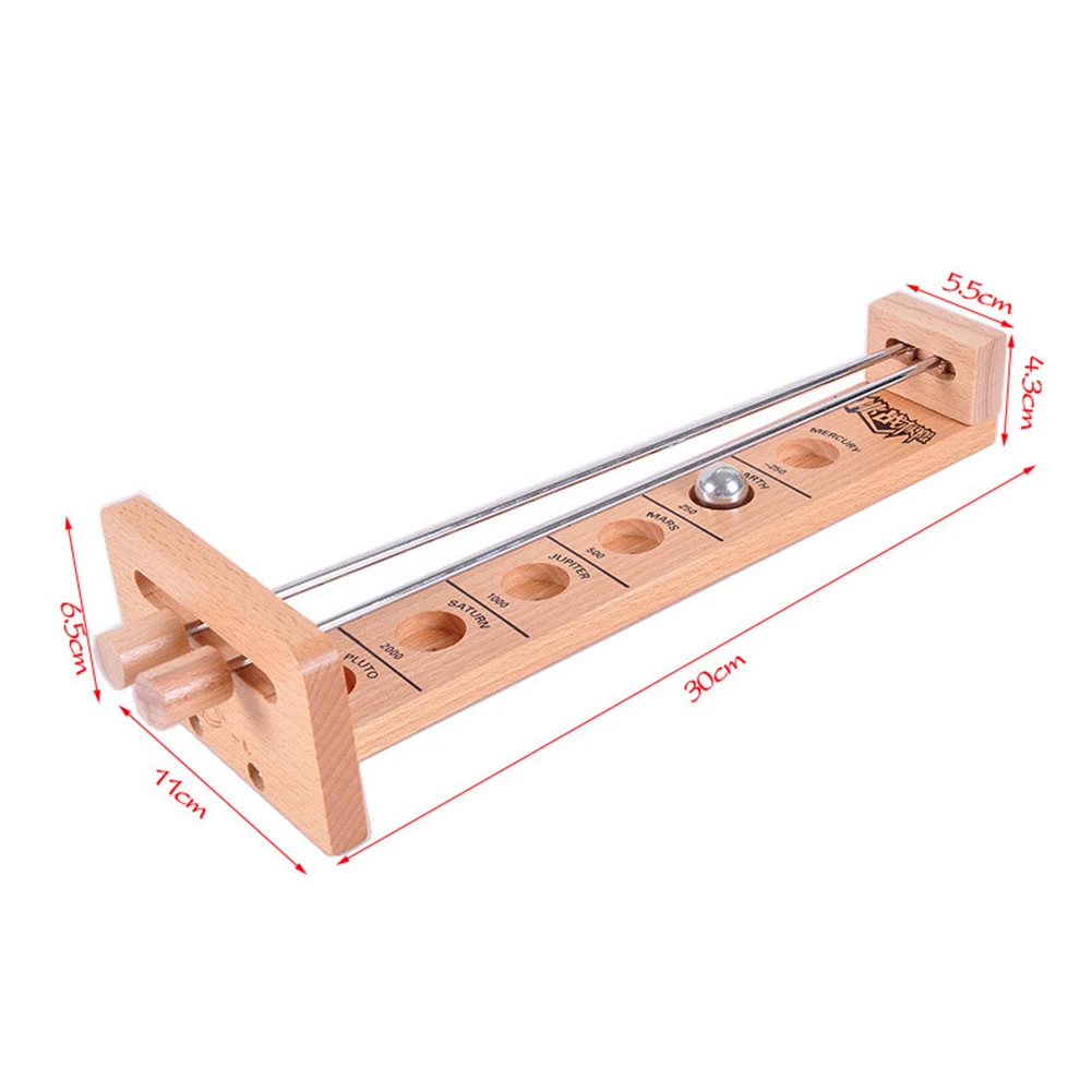 

Wooden Steel Ball Stick Board Puzzle Luban Lock Brain Teaser Game Adult Kids Toy Puzzles Brain Teaser Game Toy for Baby adult