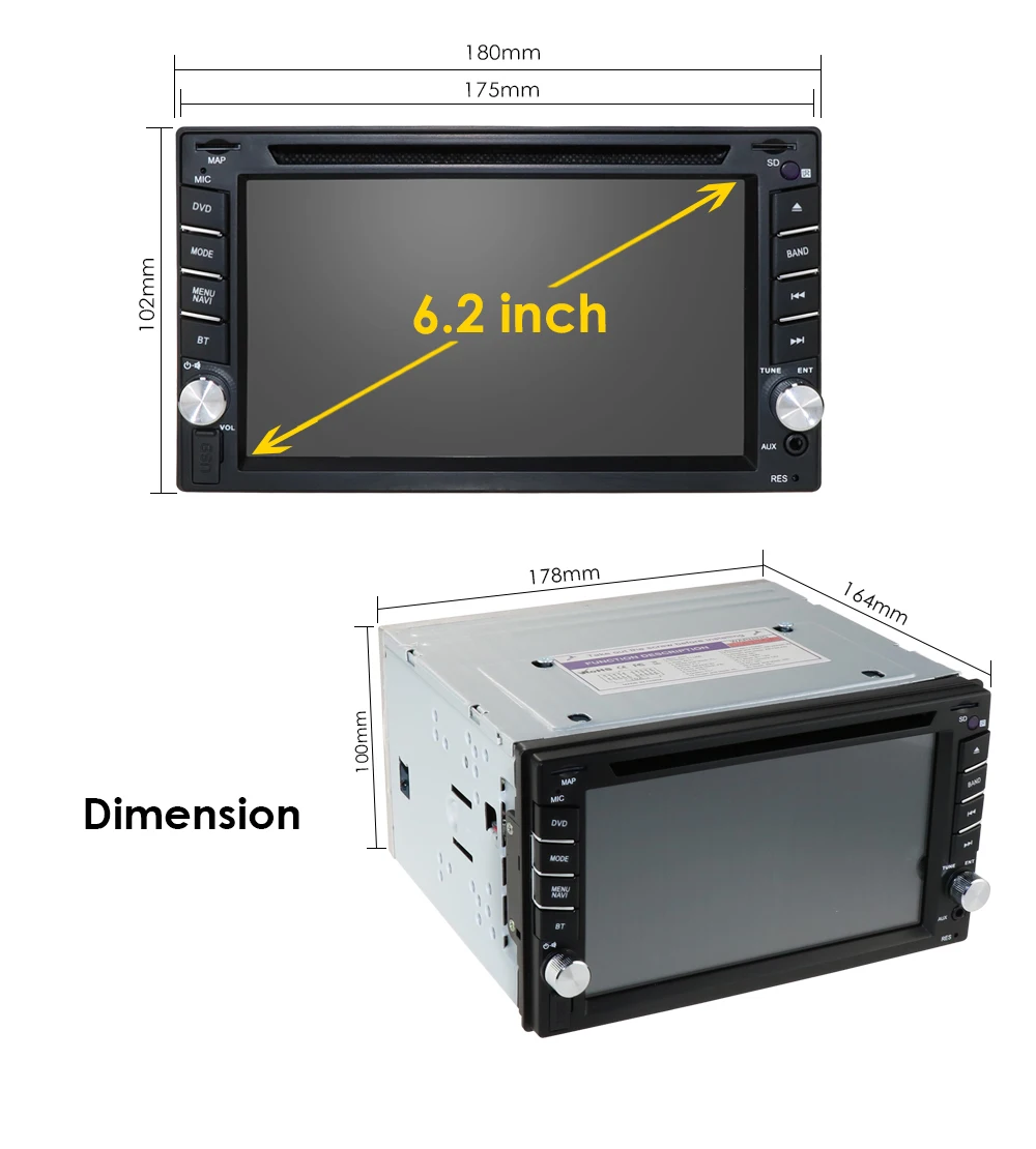Hizpo 6 2 &quotАвтомагнитола для Nisson xtrail Juke qashqai мультимедиа 2din Автомагнитола аудио