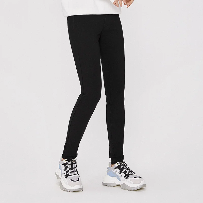Semir женские леггинсы 2020 Новые Летние черные эластичные тонкие высокие