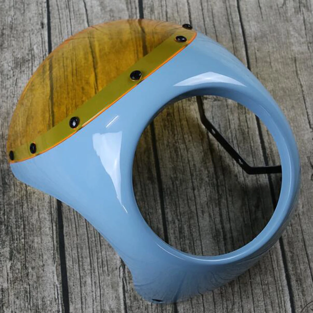 7-дюймовый чехол на лобовое стекло для передней фары мотоцикла Cafe Racer | Автомобили