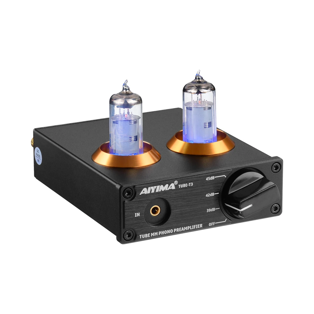 

AIYIMA Vacuum Tube MM Phono Turntable Preamplifier HiFi Stereo Phonograph Preamp Amplifier Vinyl Record Player For Home DIY