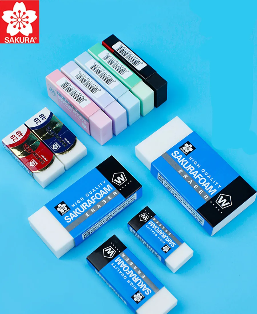 5 шт. Sakura XRFW 40/60/100/200/300 XRAJ 60 высококачественный ластик Sakurafoam Профессиональный для
