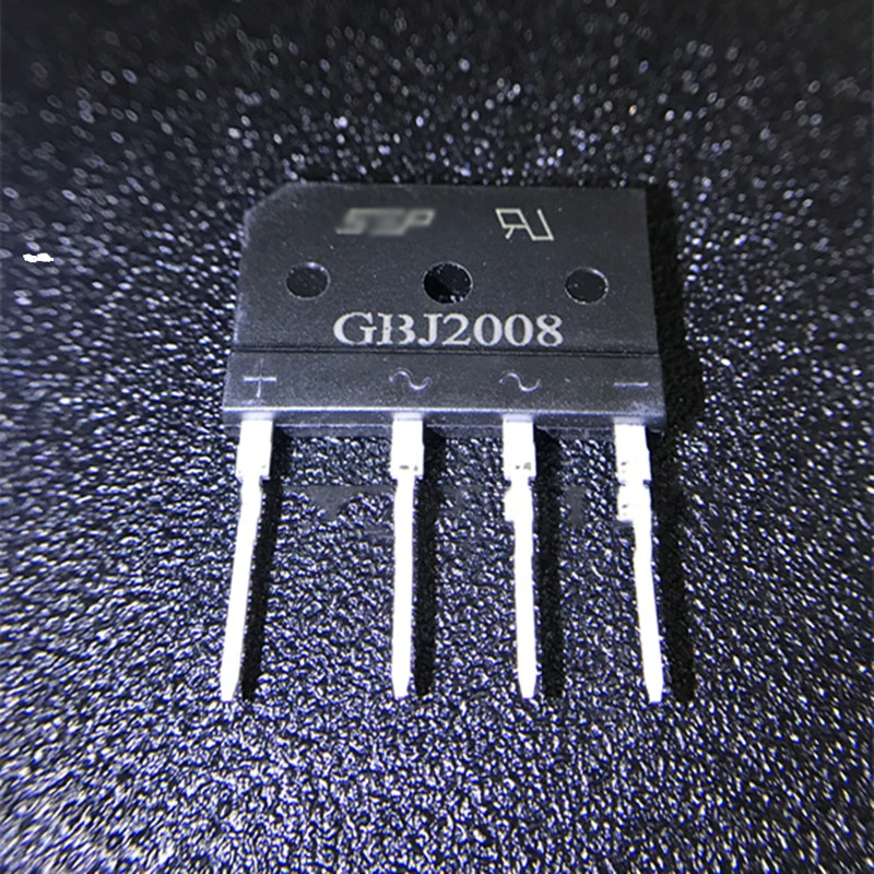 

5PCS/LOT GBJ2008 flat bridge instead of S2006M D20SB80 800V 20A brand new original