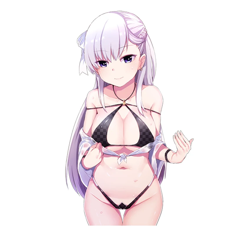 Автомобильные наклейки забавные супер сексуальные красивые аниме на окна коготь